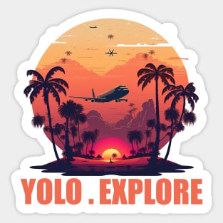 Yolo - Explore 01 Sticker